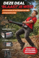 KG560E - Kress 60V Professional bladblazer set KG560E - promo bladblazer KRESS