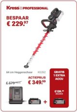 Kress heggeschaar KG262  Promo pack Kress heggeschaar KG262  Promo pack